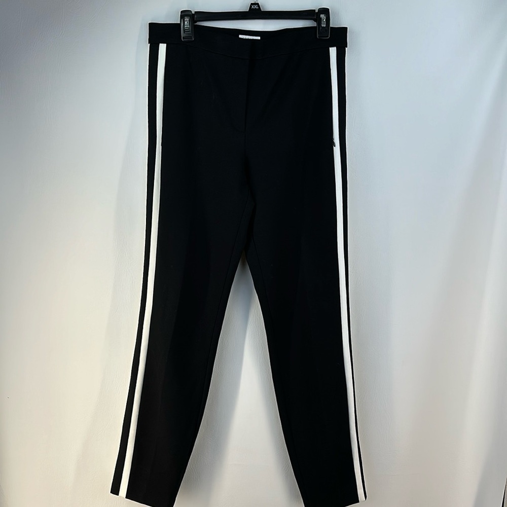Escada Sport Skinny Straight Striped Pants, 38
